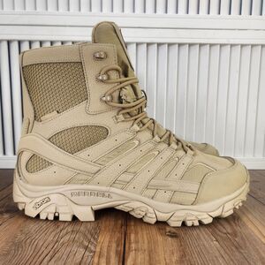 Merrell Moab 2 8" Tactical Boots Mens 13 W Wide Coyote Waterproof Combat J15841W